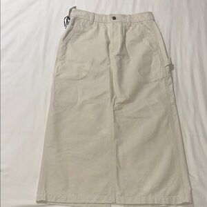 TNA Cream Midi Skirt